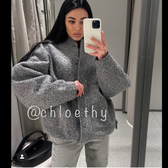 Zara Jackets & Coats Zara Textured Bomber Jacket Poshmark